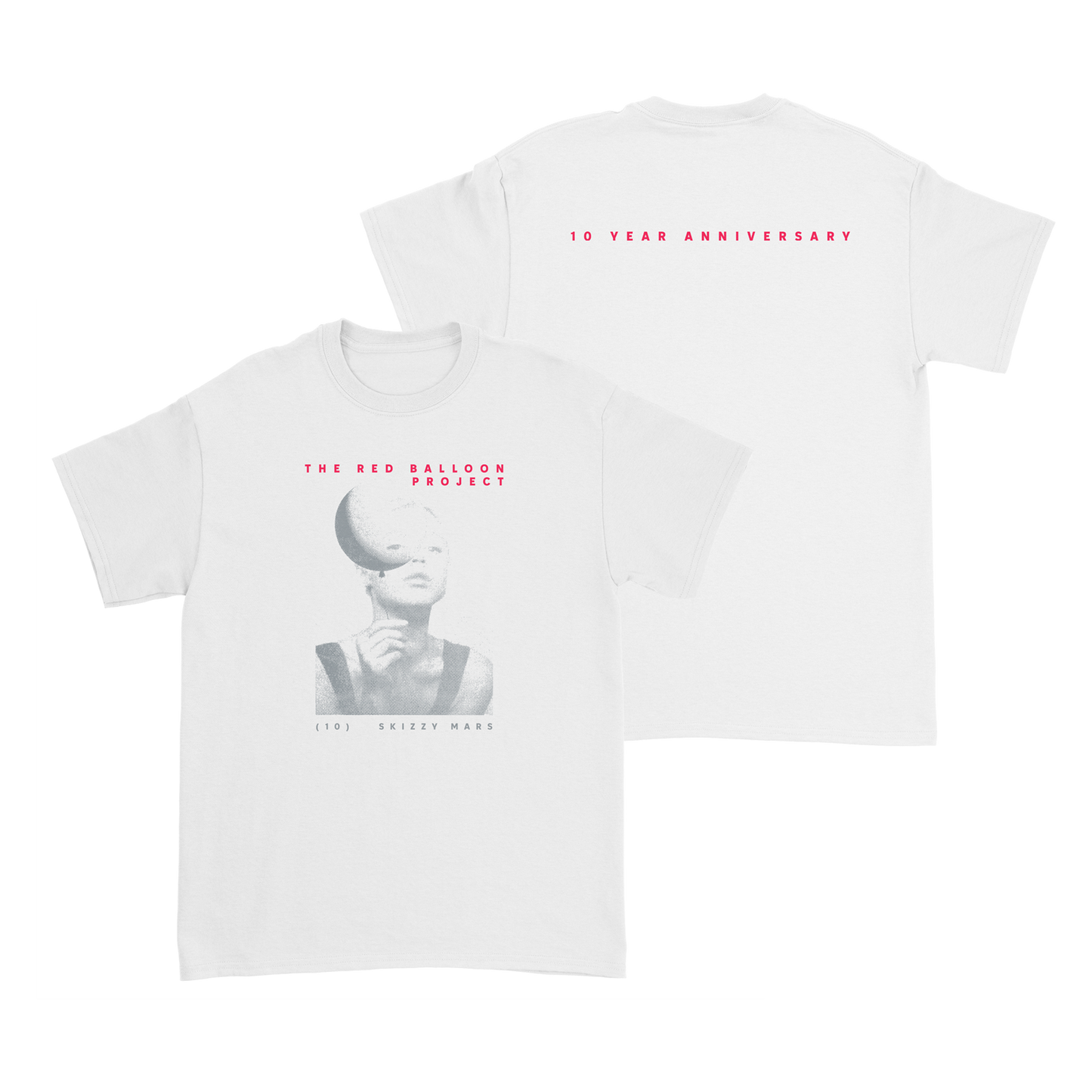 Red Balloon White T-Shirt